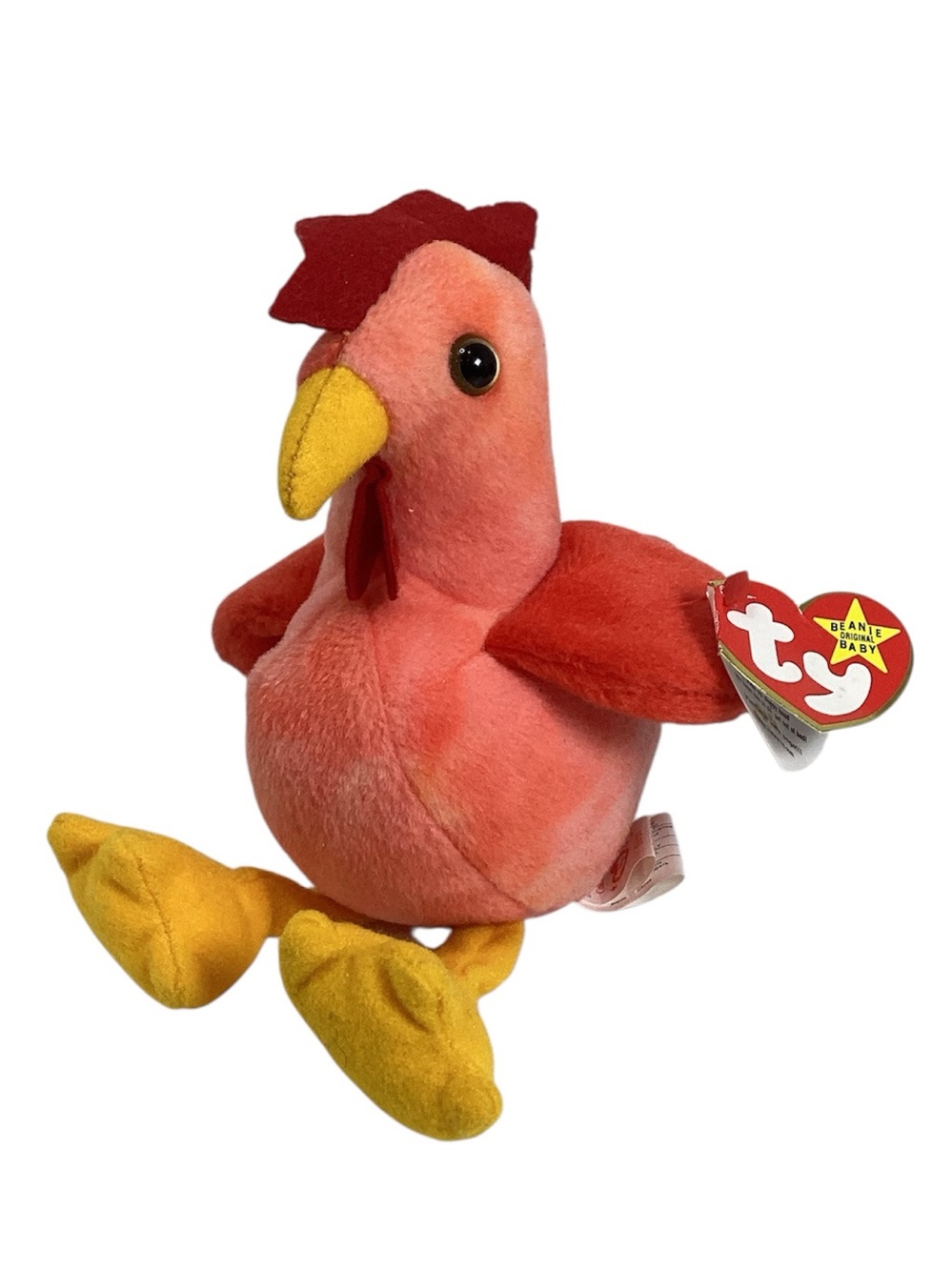 💚 TY “Strut” Beanie Baby Rooster - NWT